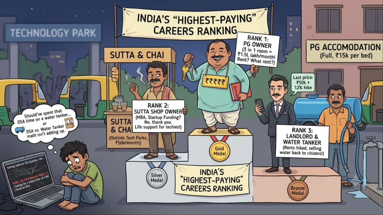 PG Owners Beat Engineers in Viral 'Highest-Paying Jobs' List
