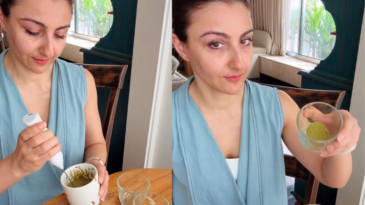 Soha Ali Khan's 2-minute protein matcha drink is winning attention, see recipe here