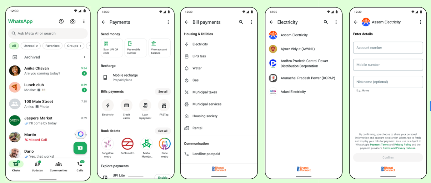 WhatsApp Launches Bill payments in India