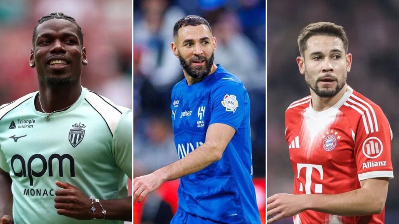 Paul Pogba to Karim Benzema: Nine big money names still available as free agents despite transfer window closed
