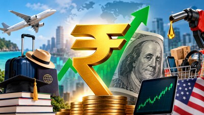 Rupee forward gap narrows after 50-Paise spike, but offshore premium stays elevated