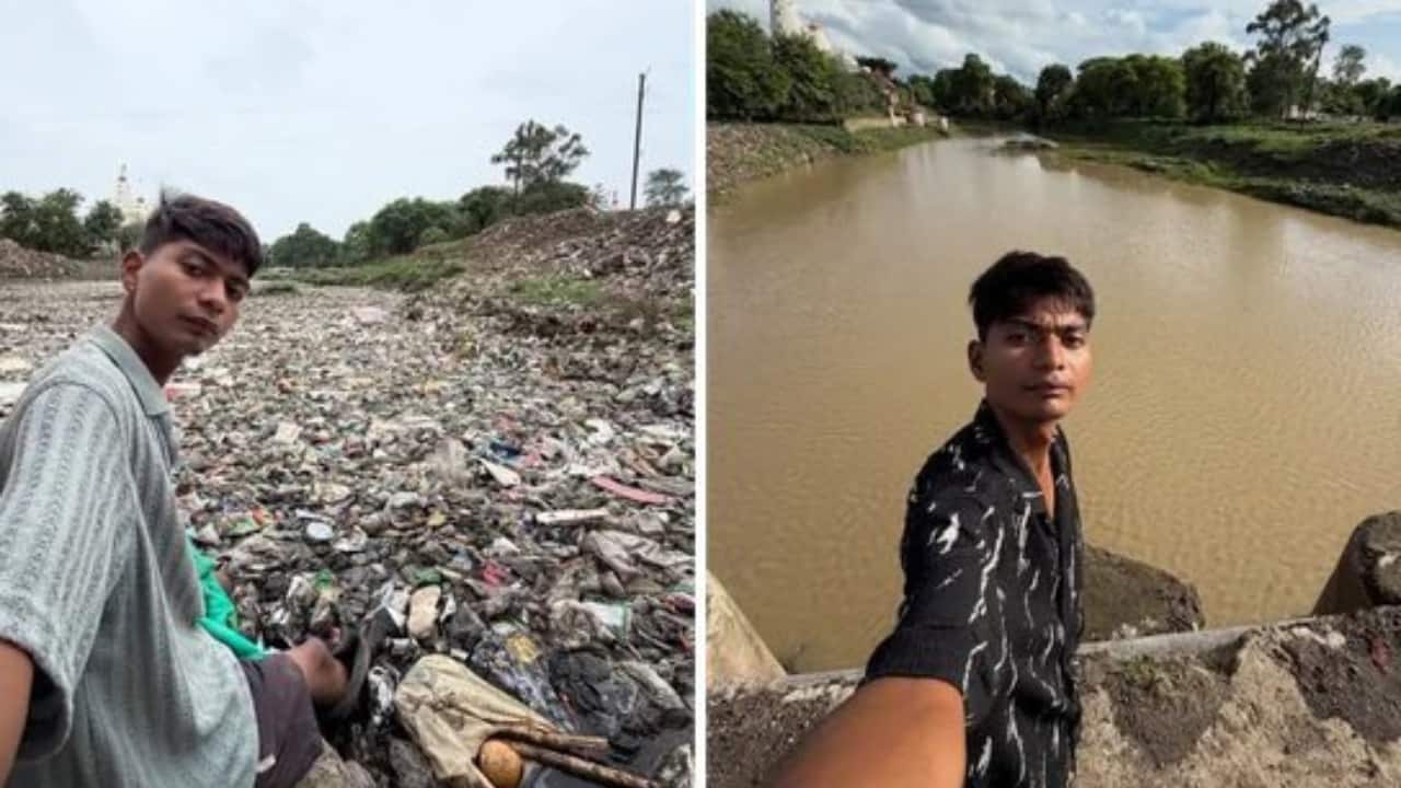 Photo: moneycontrol.com Bengaluru Entrepreneur Funds Bittu Tabahi's Lake-Cleaning Mission