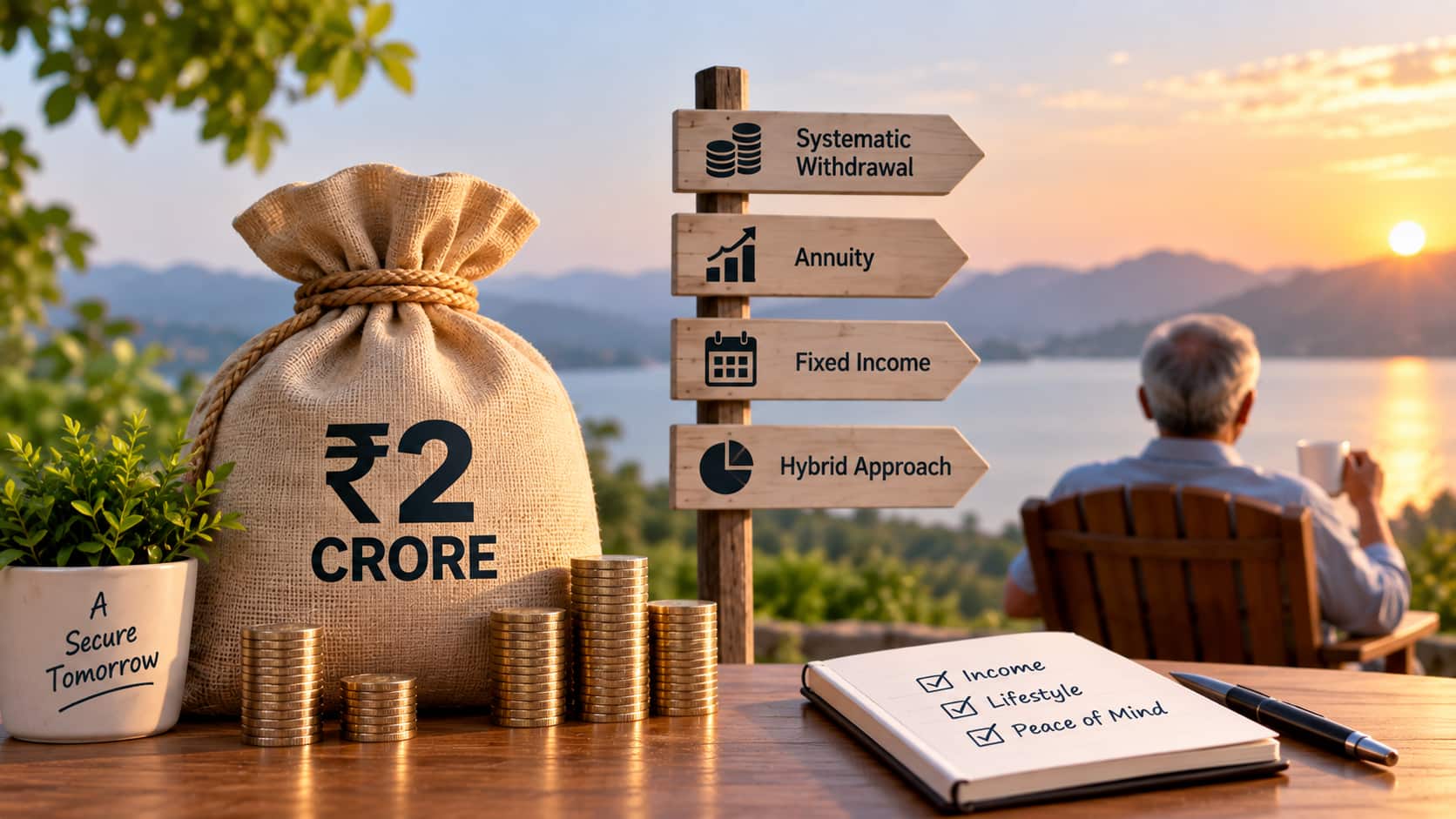 Retiring with Rs 2 crore? Your monthly income depends on how you draw it