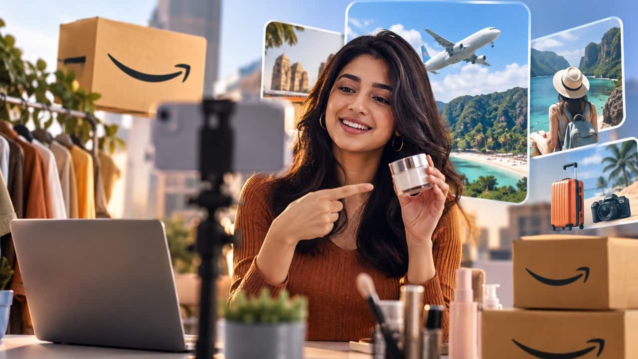 Beyond brand deals: Amazon opens 50,000 brands to creators in India in monetisation push- Moneycontrol