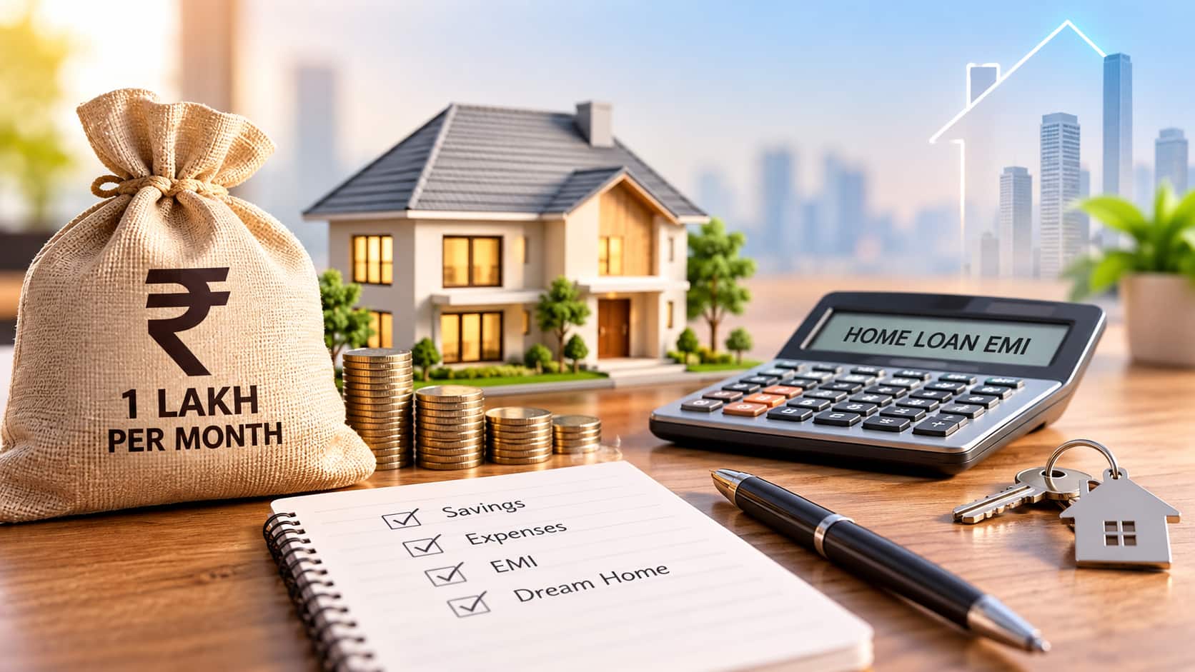 Earning Rs 1 lakh per month? Here's how much home loan EMI you can safely afford