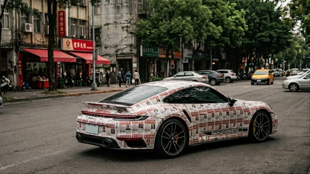 Porsche owner covers car in 90 missing-kids flyers, reunites family: 'More attention the vehicle gets..."