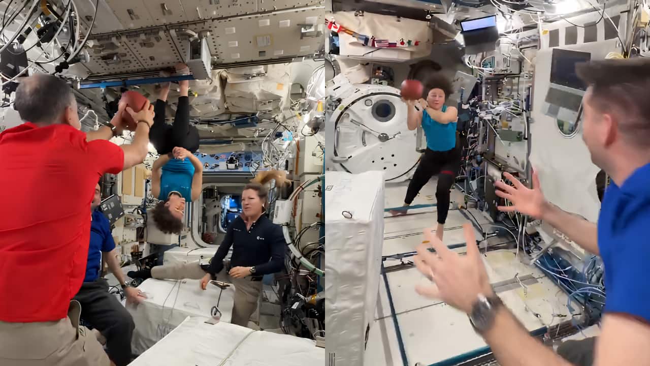 Football in Space? Anil Menon shows what ISS astronauts do to relax after a busy week in orbit- Moneycontrol