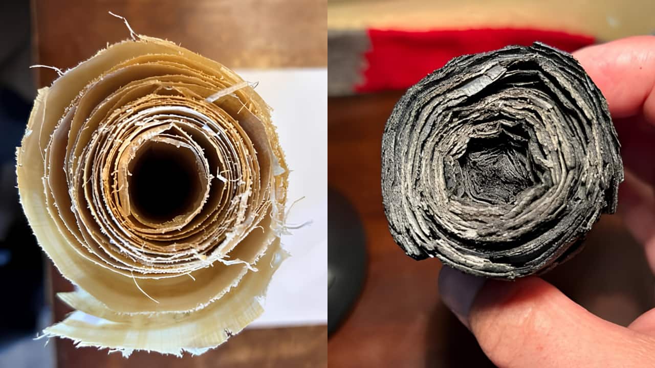 Photo: moneycontrol.com Researchers Use Lead-Mixed Ink to Help Read Herculaneum Papyri