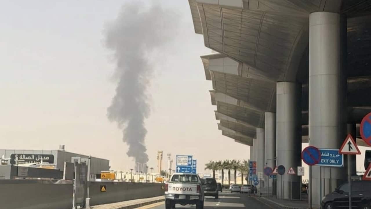 Black smoke, flames seen near Riyadh airport; flights disrupted amid Houthi strikes