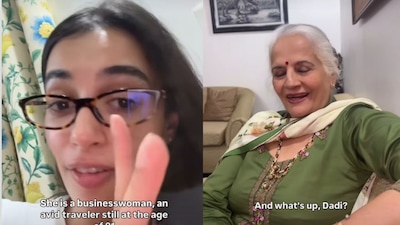 Mehar chats with her grandmother about travel, life and advice for youth. (Instagram/@adabymehar)