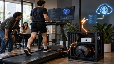 AI founder turns exercise into computing power, says CTO generates tokens while walking