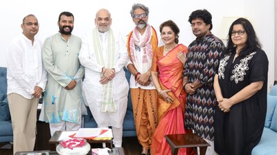 Hanuman Ansh team with Amit Shah (X/@AmitShah)