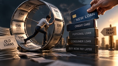 Representative Image: New loans to pay old EMIs