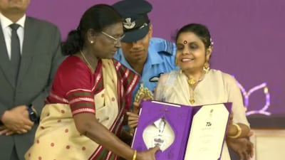 Vaikom Vijayalakshmi wins her first National Award