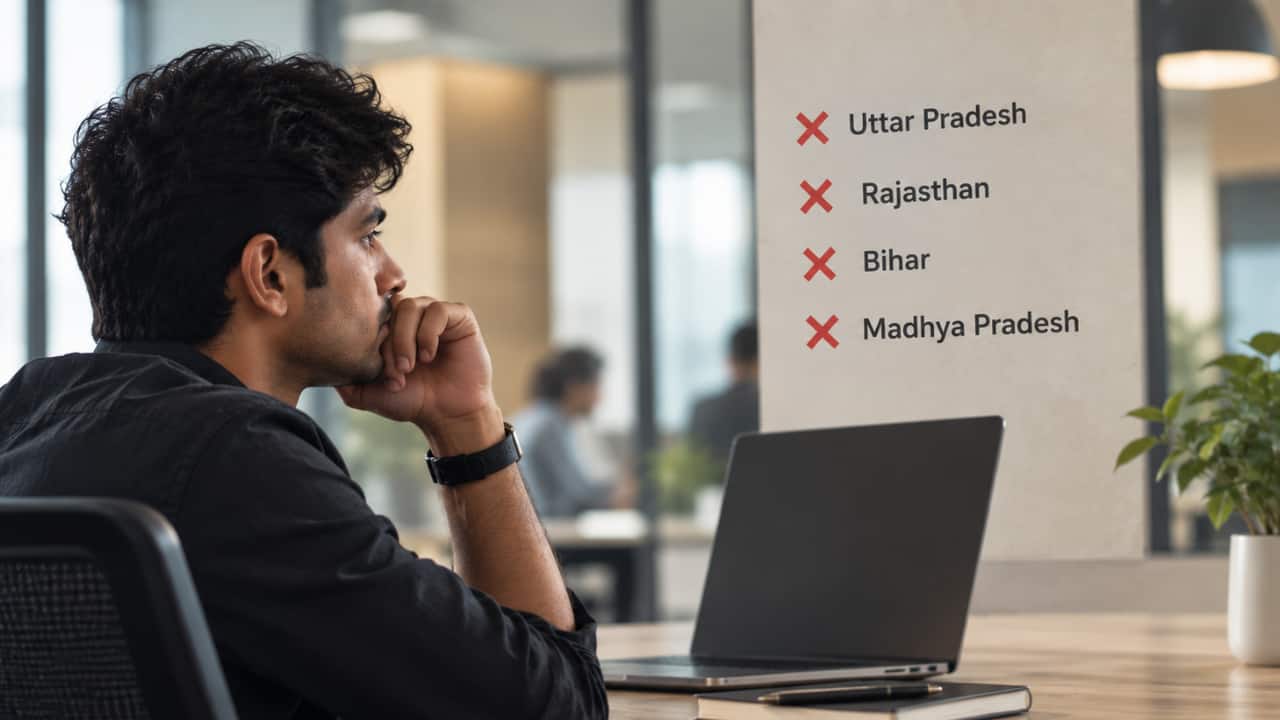 Bengaluru founder blacklists male candidates from four states