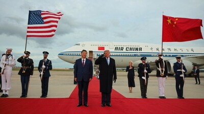 Xi Jinping lands in US for state visit