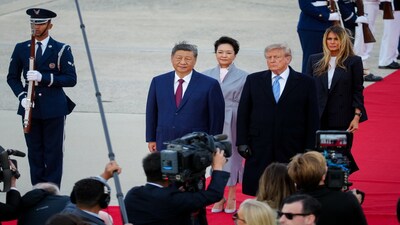The Chinese president’s three-day US visit comes as Washington and Beijing extend their trade truce, with trade, technology, Taiwan and Iran among the issues in focus.