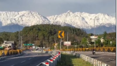 Anand Mahindra shares stunning Himachal road view of Dhauladhars