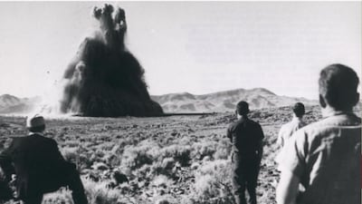An image from the Nevada test site. Image credits: Wikimedia Commons