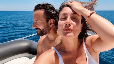 Saif Ali Khan reaches for history and mythology books, whereas Kareena Kapoor loves crime thrillers. (Picture: Instagram) 