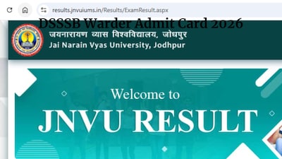 JNVU Result 2026: BA 2nd Semester Result, Direct Link