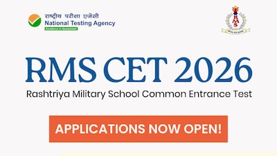 RMS CET 2026 Registration: Apply Online at exams.nta.nic.in