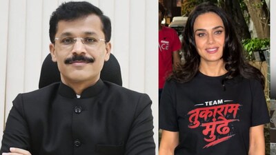 Tukaram Mundhe reacts to Preity Zinta's Tshirt
