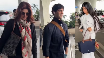 Twinkle Khanna spotted with kids