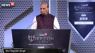 Defence Minister Rajnath Singh at DefCon 2026