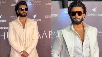 Ranveer Singh attends Hunkkaar screening