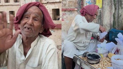 Sohanlal Gupta’s eyesight was severely affected after he fell from the third floor while working as a construction labourer. (Image: 
storiesbyaradhana/ Instagram)