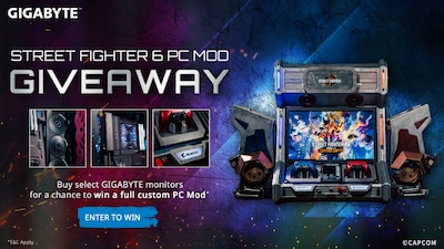 Gigabyte and Capcom Launch Street Fighter 6 Custom PC Mod Giveaway in India!