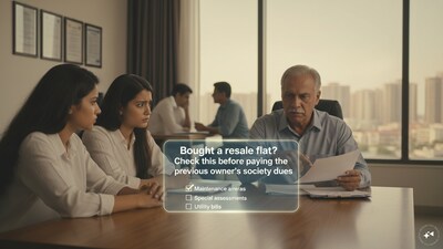 The safest point to settle the issue is before completing the purchase.
