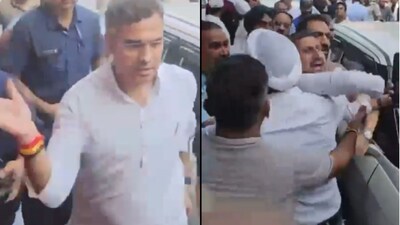 Delhi minister Parvesh Verma slaps man during road inspection; later says 'reacted in heat of moment'