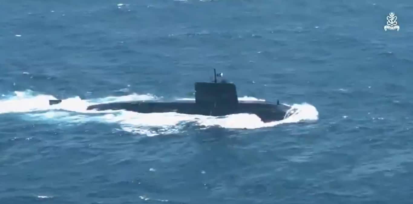 Pakistan Navy’s first Hangor-class submarine fires anti-ship missile in Arabian Sea