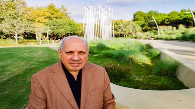 Rakesh Sachdev, the chair of Axalta Coating Systems, in Tongva Park in Santa Monica, California, on Sept 24.
