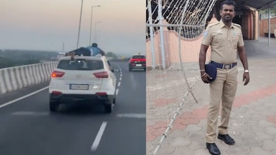 Policeman Clings to Speeding SUV for 40 KM to Stop Gutka Smugglers in Daring Chase