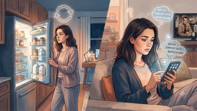 From checking the fridge to rereading old messages, some everyday habits may say more about your mood than you realise. (Picture: AI generated)