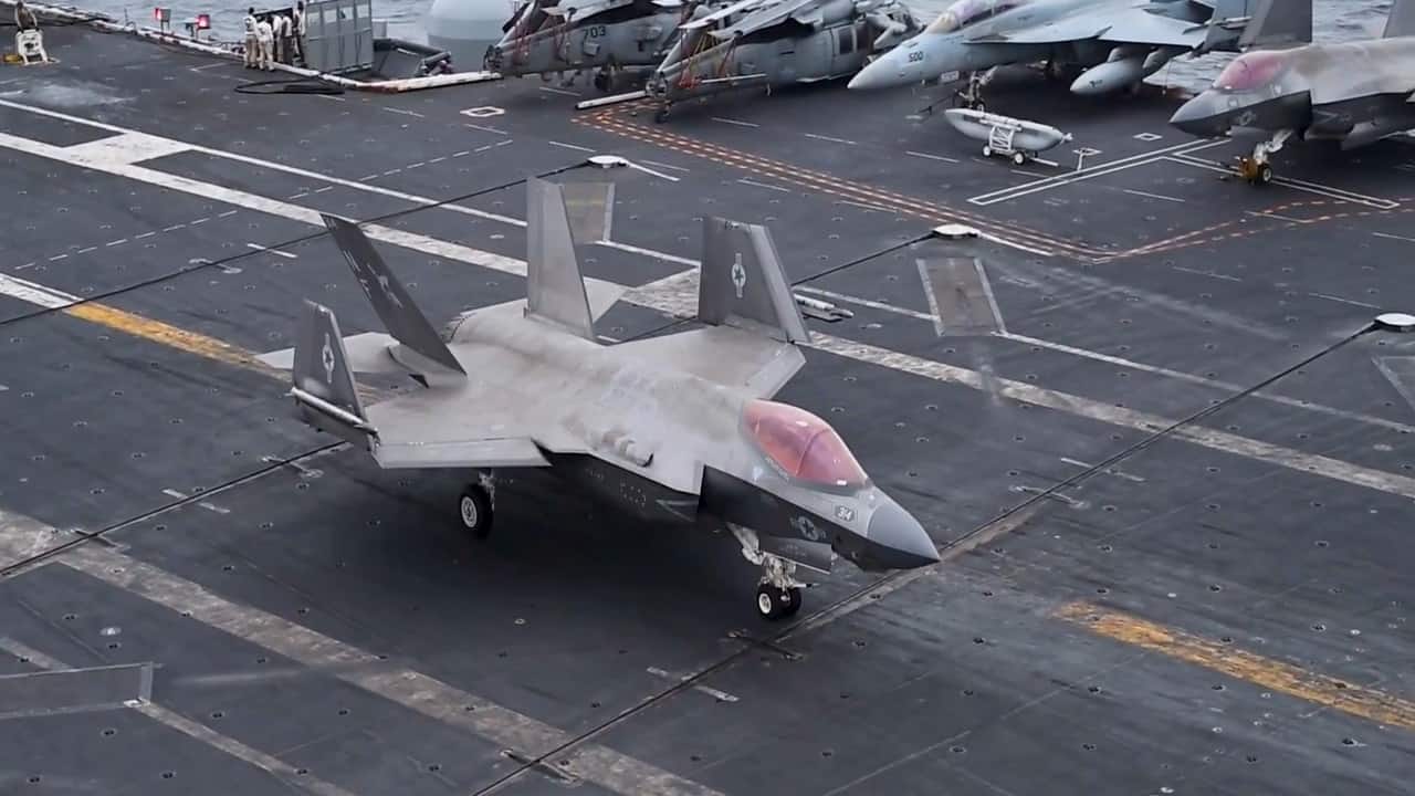 US Carrier in Arabian Sea After Iran's Hormuz Warning