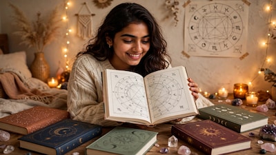 If checking your daily horoscope has made you curious about what sits behind the zodiac, these 5 books should be on your radar (Picture: AI generated) 
