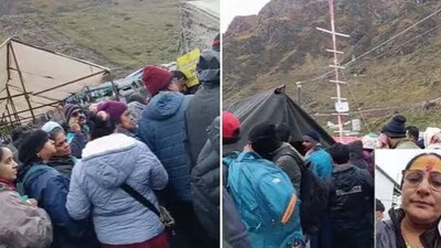 14 pilgrims from Gujarat, including a Surat woman were rescued from Kedarnath after being stranded for two days.
