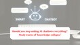 Should you stop asking ChatGPT everything? Study warns AI chatbots could lead to ‘knowledge collapse’