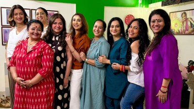 Apra Mehta with Kyunki Mehta team