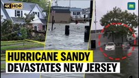 NOR’EASTER CHAOS IN NEW JERSEY! Trees Rip Through Homes As Jersey Shore Goes Underwater