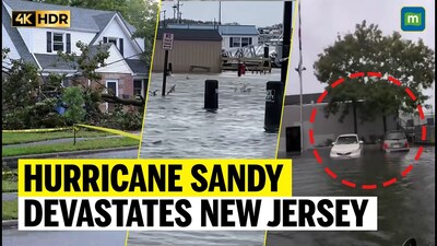 NOR’EASTER CHAOS IN NEW JERSEY! Trees Rip Through Homes As Jersey Shore Goes Underwater