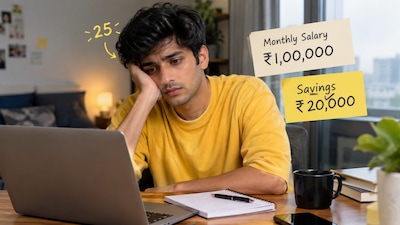 Despite working long hours and weekends, the employee says they save only Rs 2 lakh over an entire year.  (AI-generated representative image)