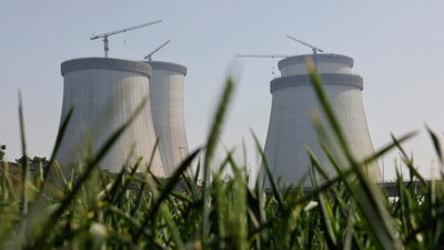 (FILES) Rooppur Nuclear Power Plant, which is country's first nuclear power plant, is seen under construction in Ishwardi upazila of Pabna District, on the bank of the river Padma, west of Dhaka, Bangladesh, February 14, 2023. REUTERS/Mohammad Ponir Hossain
