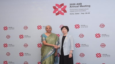 Union Minister for Finance & Corporate Affairs Nirmala Sitharaman
met Zou Jiayi, President, Asian Infrastructure Investment Bank