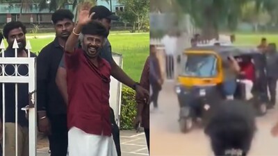 Rajinikanth spotted in auto
