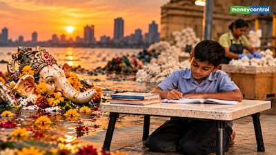 Binish Desai explains how recovered PoP Ganpati idols become study tables after visarjan, and why cities need better recycling systems.